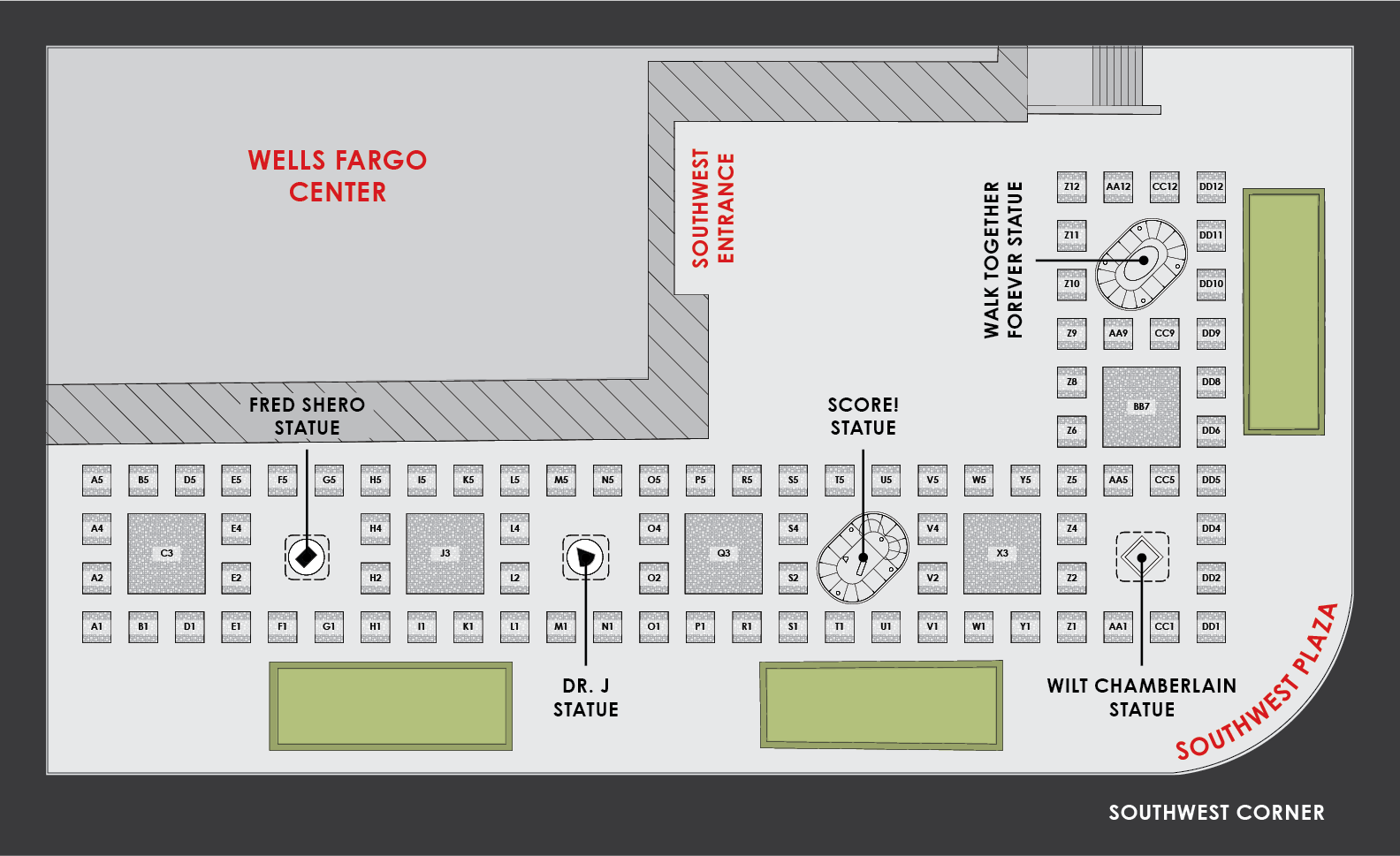 Wells Fargo Center Map